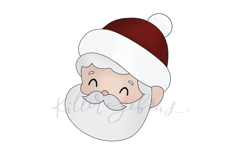 Santa Claus 2021 Cutter with Stencil by Killer Zebras - Image 2