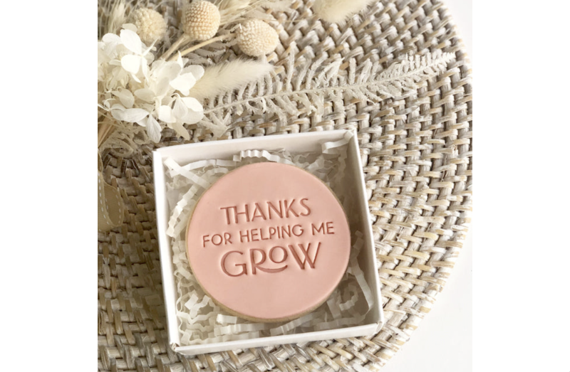Thanks For Helping Me Grow Embosser - Little Biskut