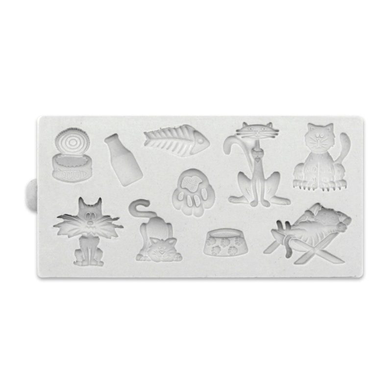 Miniature Cats Silicone Mould by Katy Sue - Image 2