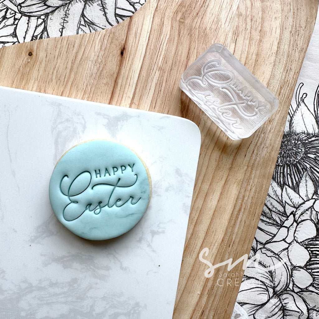 Happy Easter Impression Cookie Stamp by Sarah Maddison Miss Biscuit