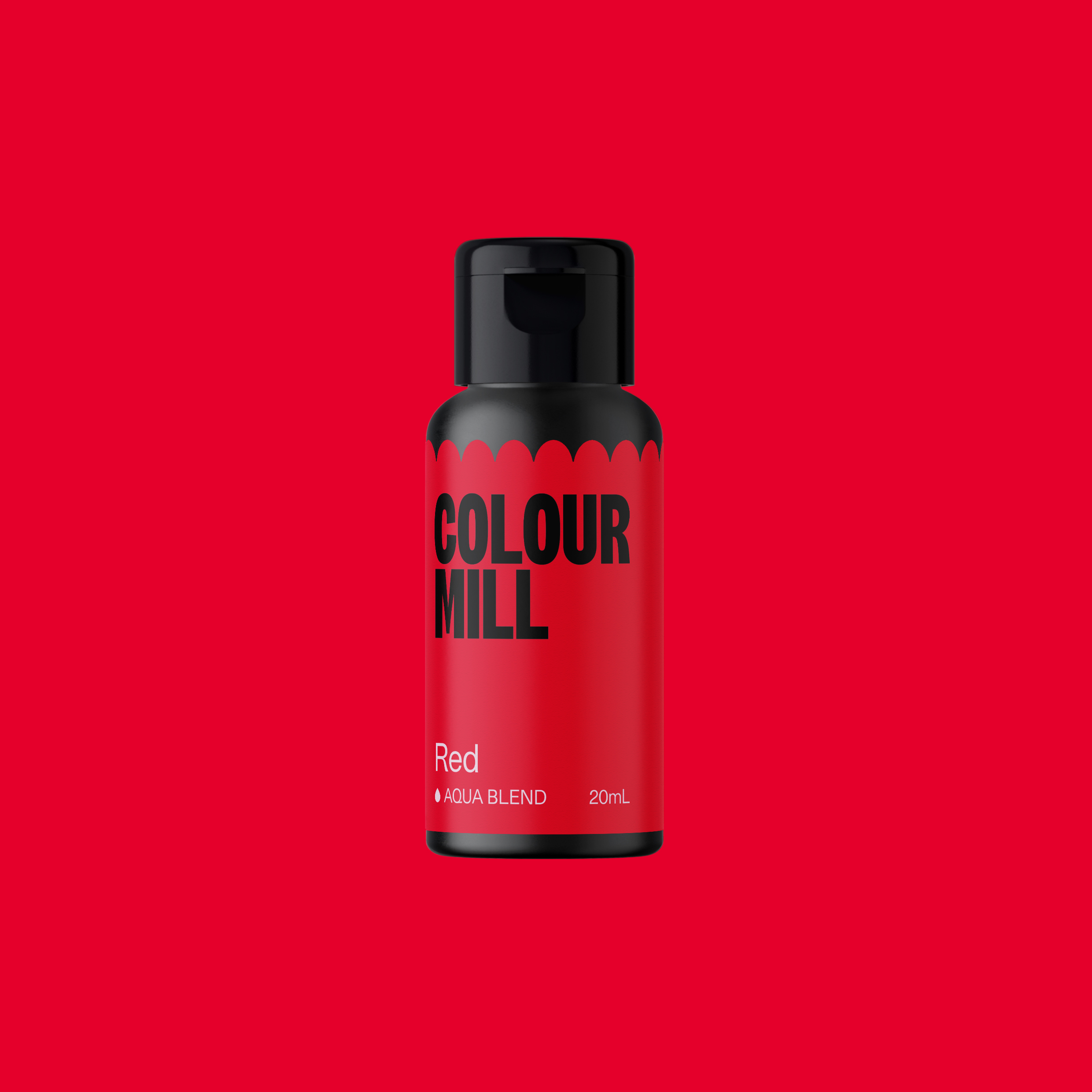 Colour Mill Aqua Blend RED 20ml - Miss Biscuit