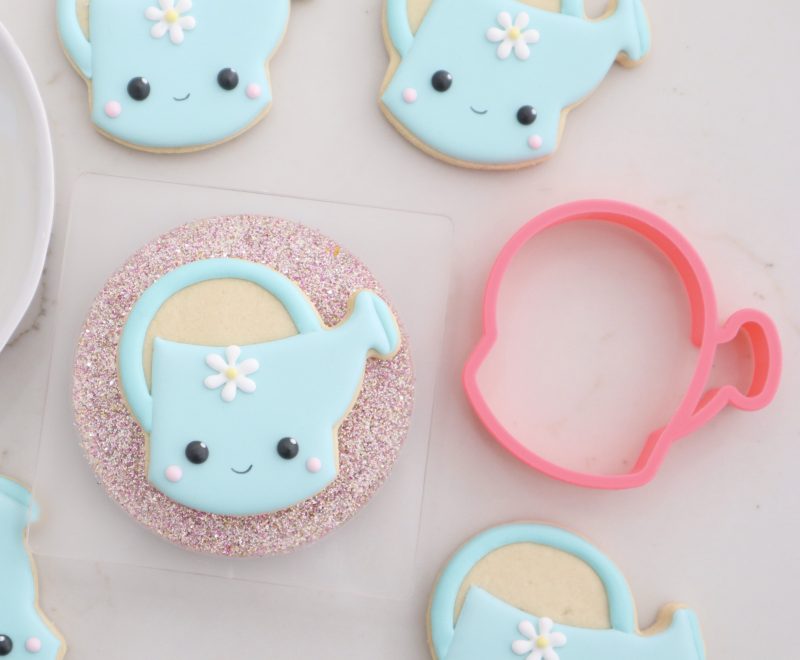 Miss Biscuit Cute Watering Can Cookie Cutter