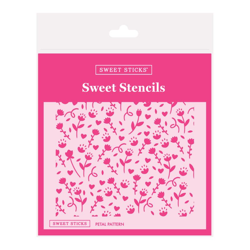 Petal Pattern Stencil by Sweet Sticks
