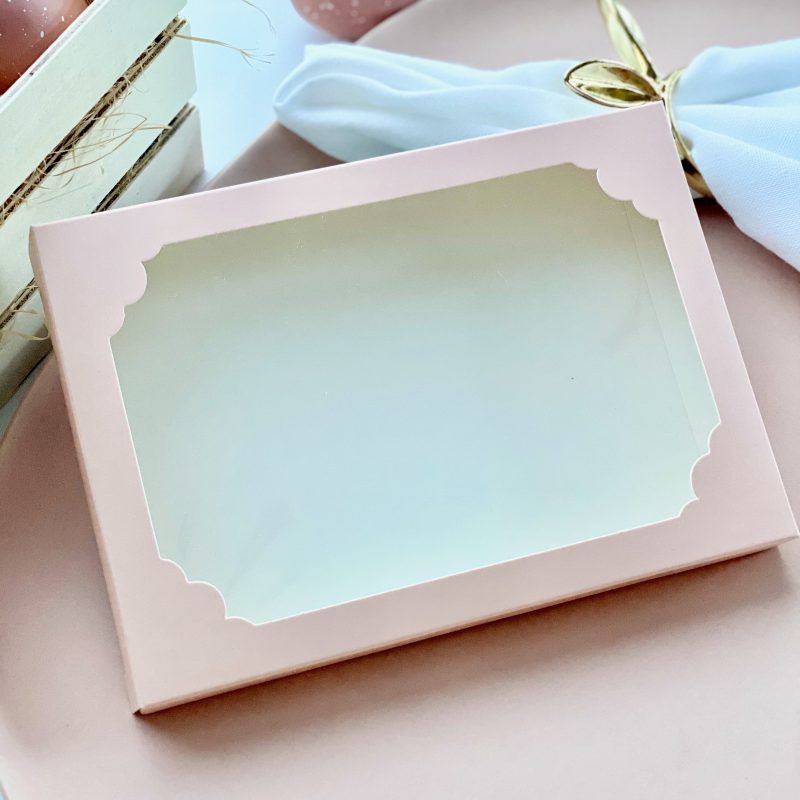Deluxe Rectangle Cloud Cookie Box with Food Safe Board - Pack of 12 - Image 4