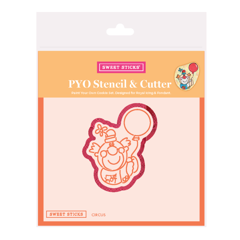Circus PYO Stencil and Cutter by Sweet Sticks