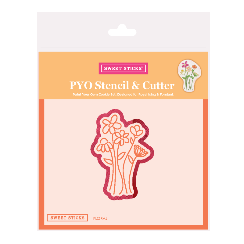 Floral PYO Stencil and Cutter by Sweet Sticks