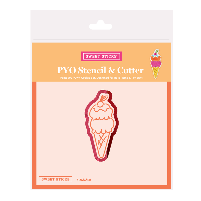 Summer PYO Stencil and Cutter by Sweet Sticks