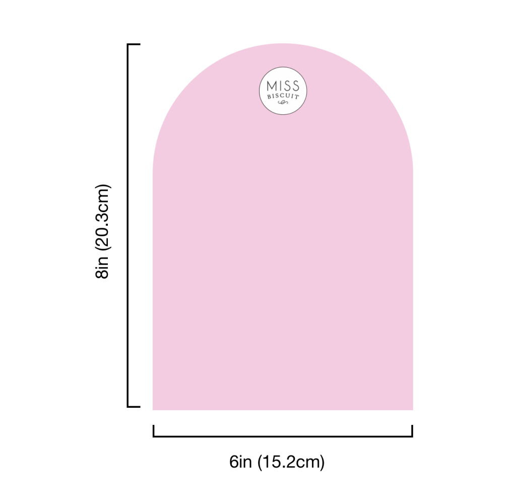 Miss Biscuit Arch Acrylic Template Set of 2 Miss Biscuit