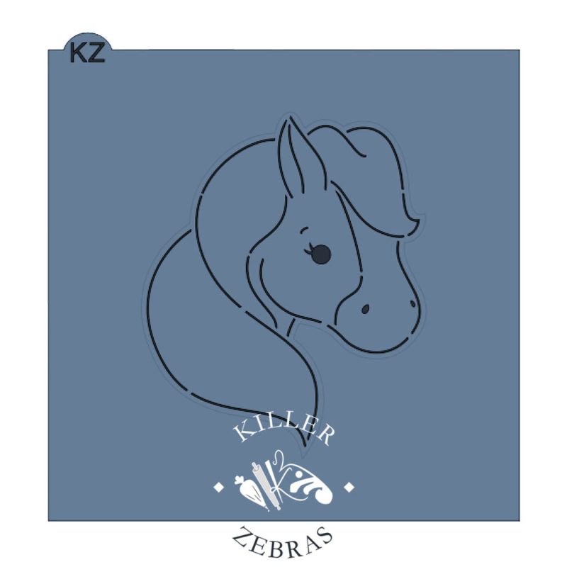 Horse Head Cutter with Stencil by Killer Zebras - Image 2