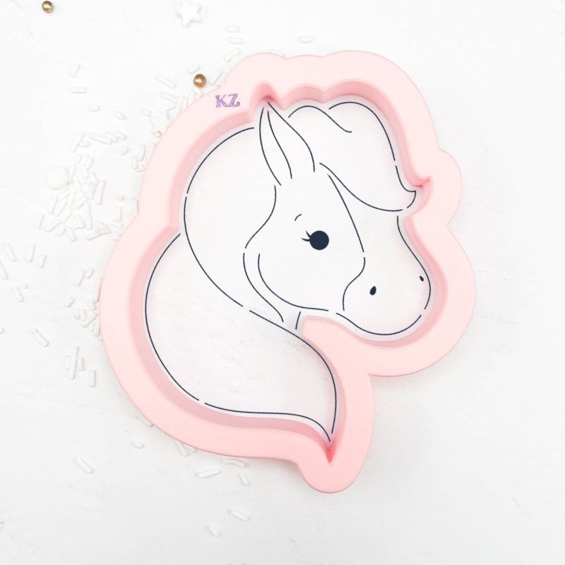 Horse Head Cutter with Stencil by Killer Zebras