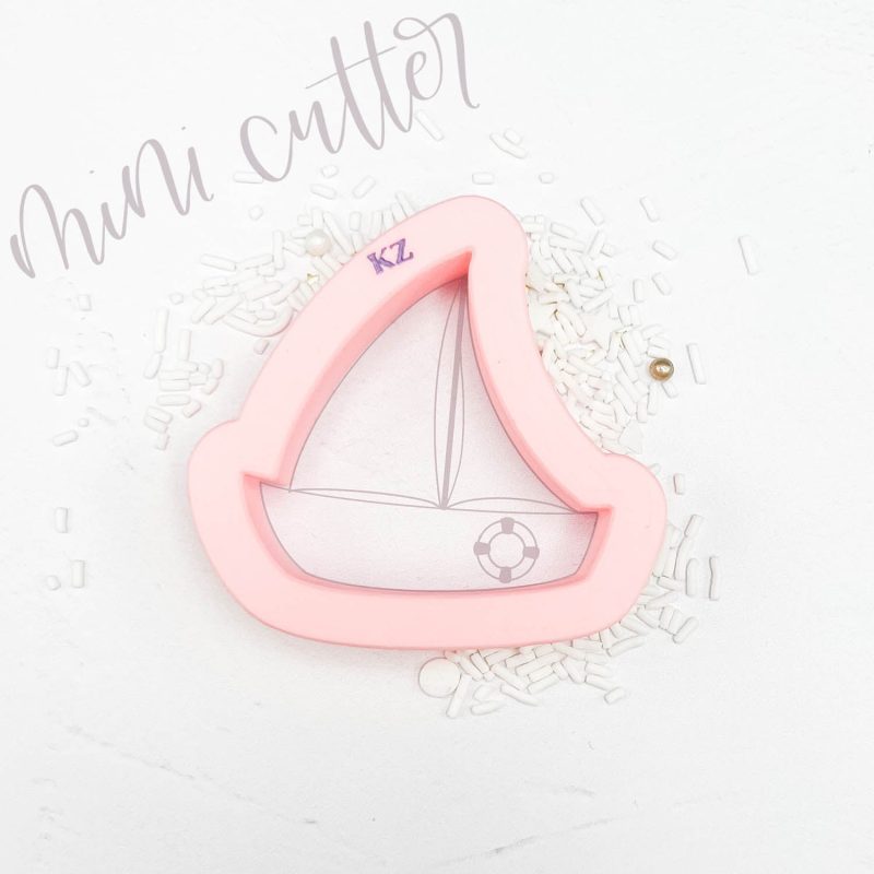 Sailboat Mini Cookie Cutter by Killer Zebras (CUTTER ONLY)