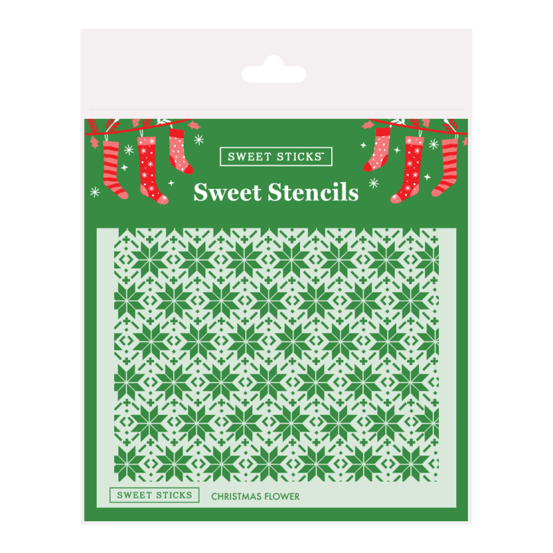 Christmas Flower Stencil by Sweet Sticks
