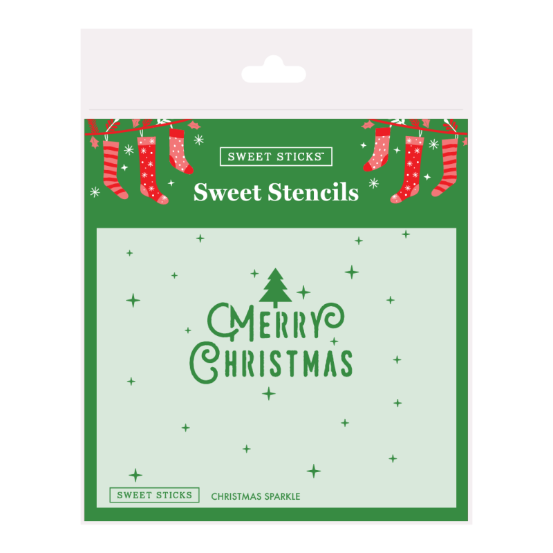 Christmas Sparkle Stencil by Sweet Sticks