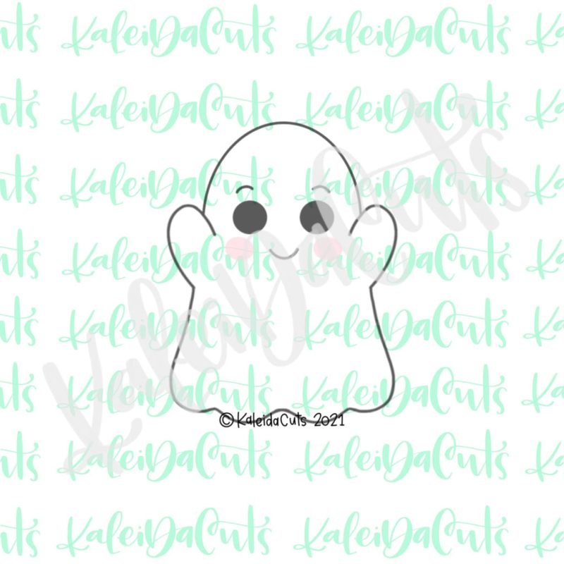 Dancing Ghost Standard Cookie Cutter by Kaleidacuts