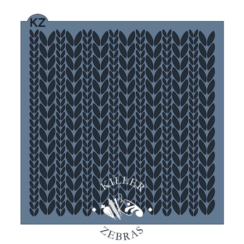 Chunky Knit Stencil by Killer Zebras
