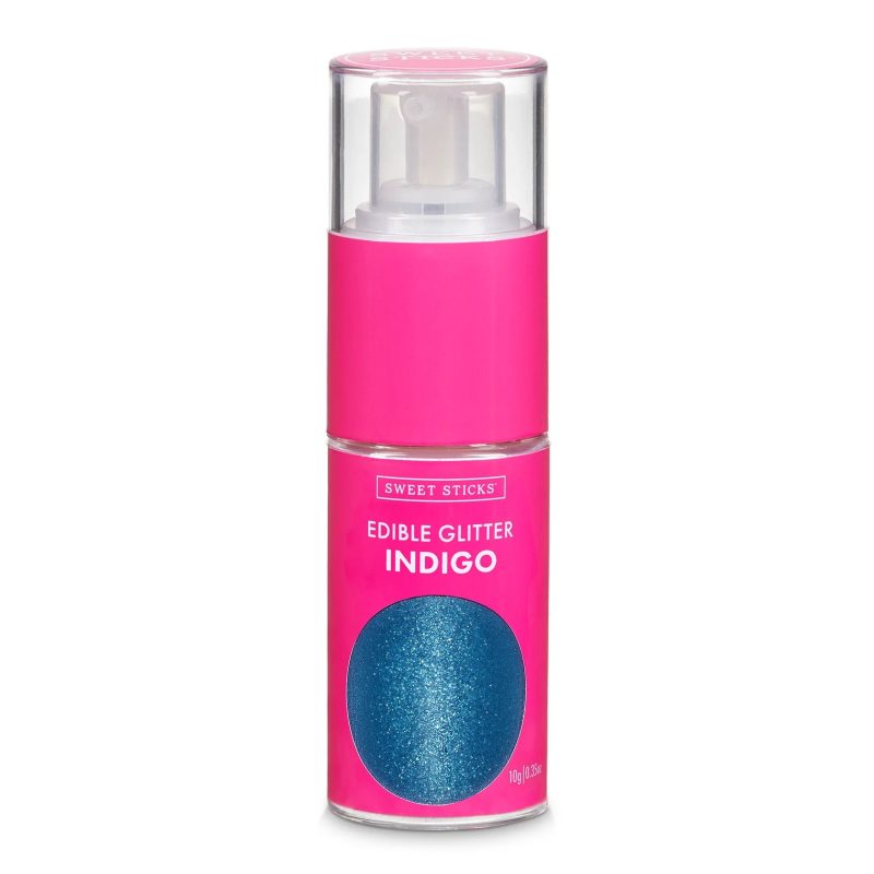 Indigo Glitter Pump by Sweet Sticks