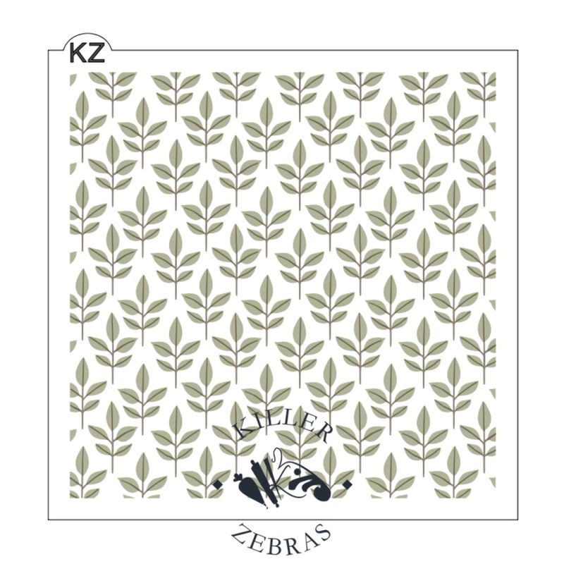 Killer Zebras - Seedlings 2 Part Stencil