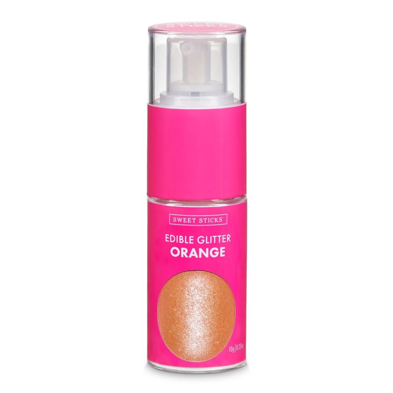 Orange Glitter Pump by Sweet Sticks