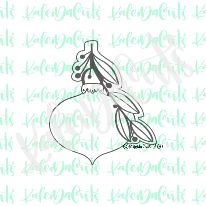 Floral Ornament 2020 Standard Cookie Cutter by Kaleidacuts