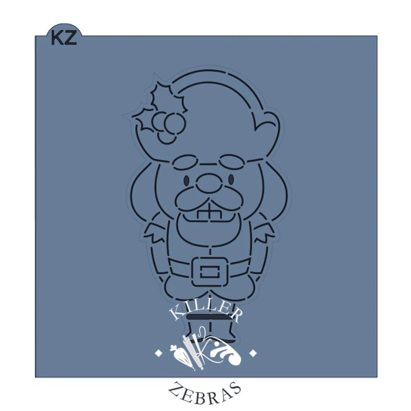 Nutcracker (Style 2 ) Cutter with Stencil Set by Killer Zebras - Image 2