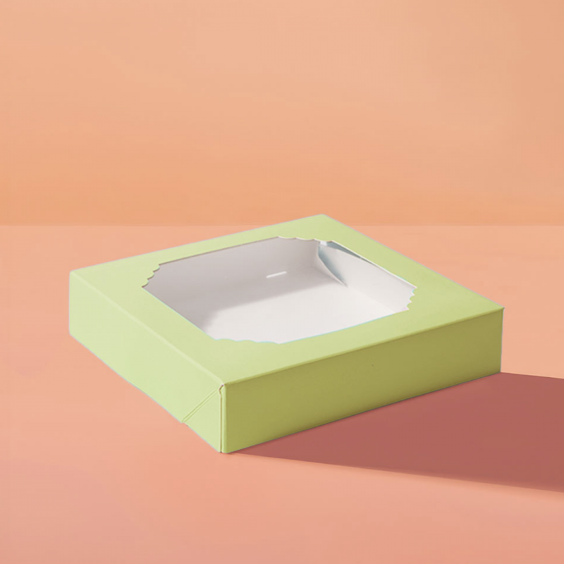 Scalloped Large Treat Box (Pack of 5) - Pastel Green