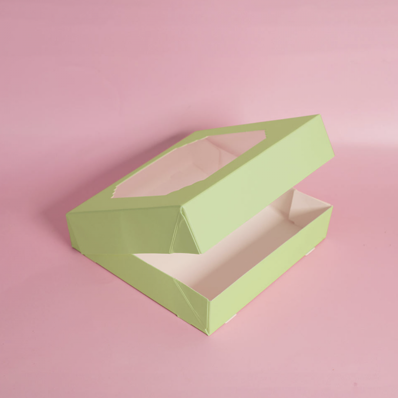 Scalloped Medium Treat Box (Pack of 5) – Pastel Green - Image 2