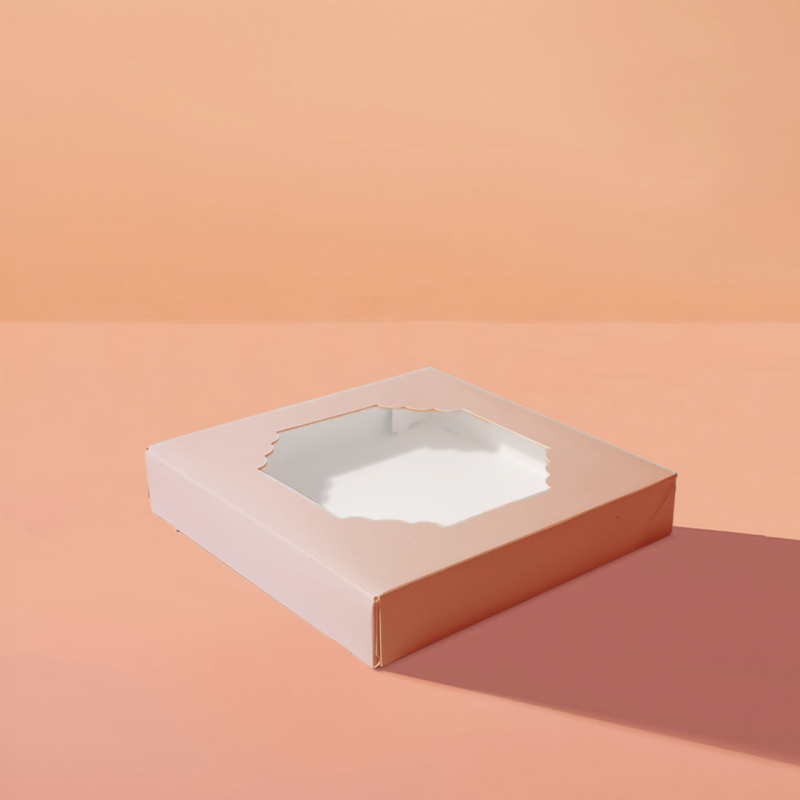 Scalloped Medium Treat Box (Pack of 5) – Pastel Pink