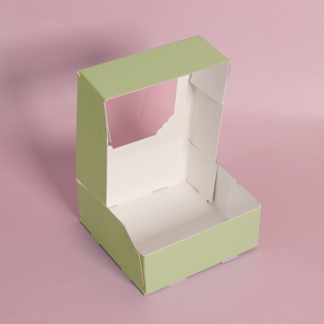 Scalloped Small Treat Box (Pack of 5) - Pastel Green