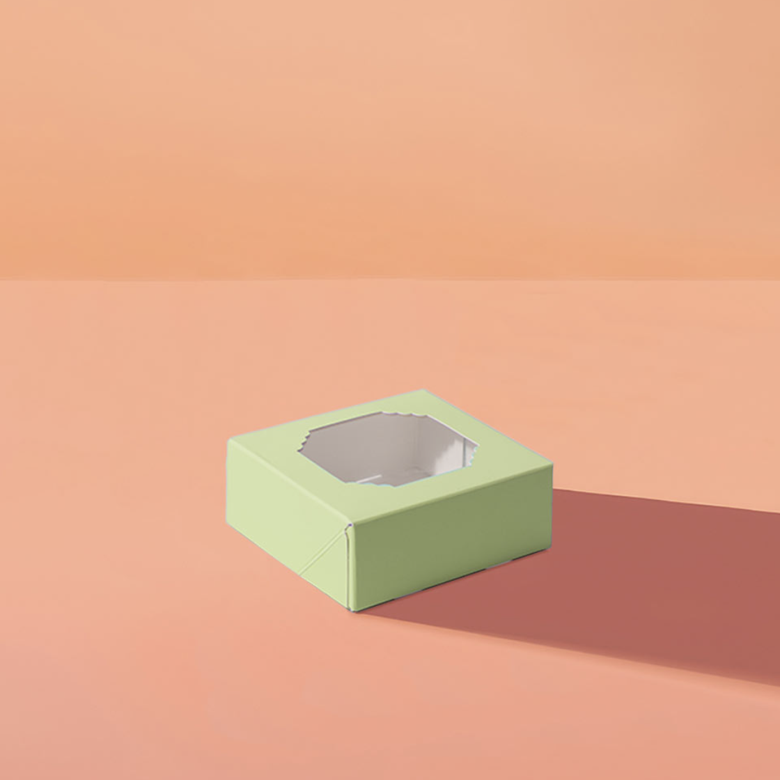 Scalloped Small Treat Box (Pack of 5) - Pastel Green