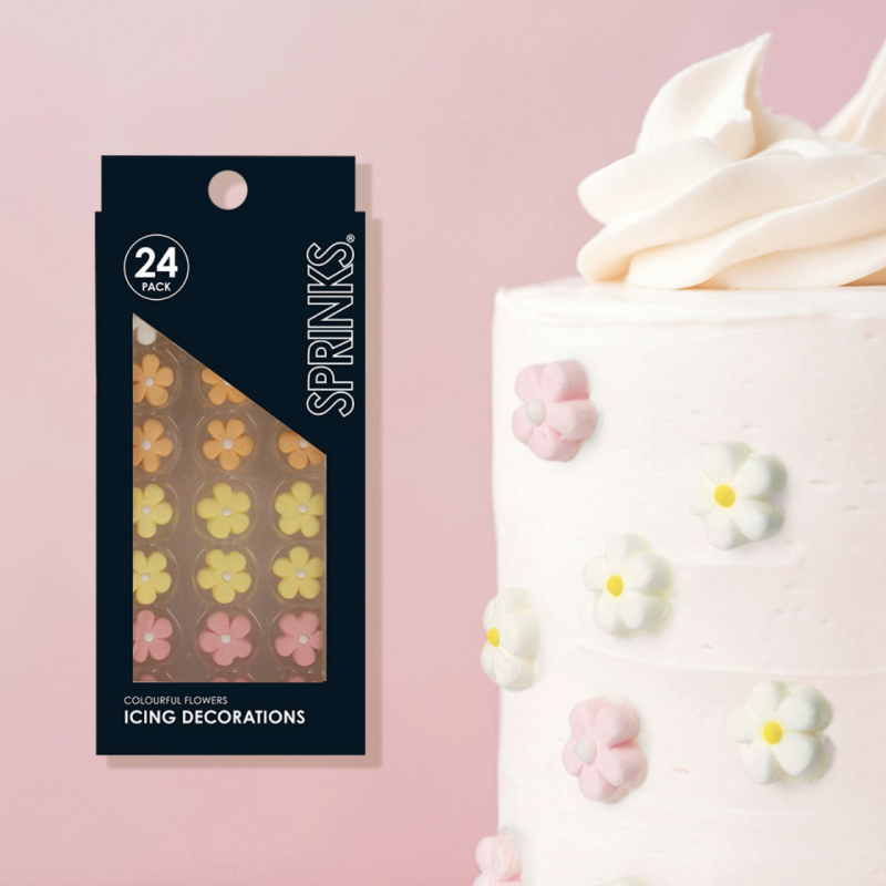 Sprinks Icing Decorations - Colourful Flowers