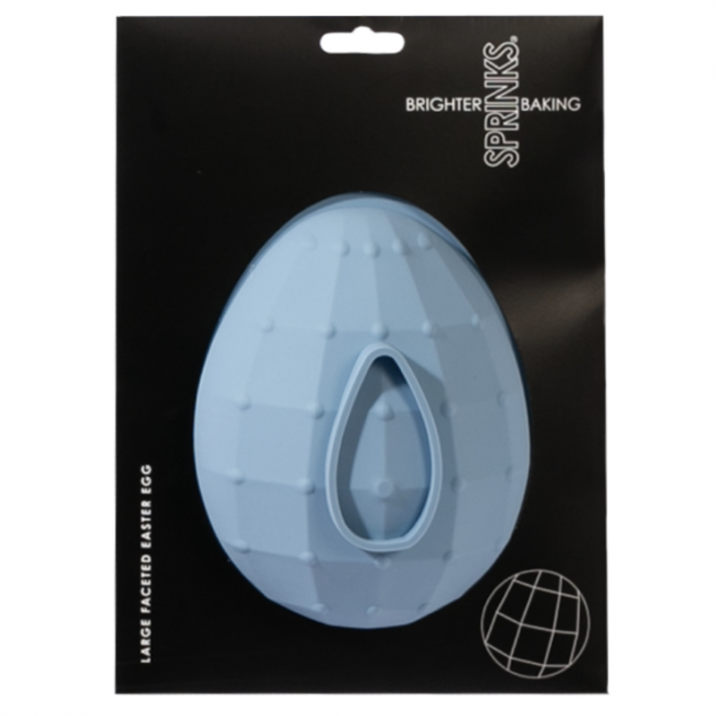 Sprinks Silicone Mould - Large Faceted Easter Egg