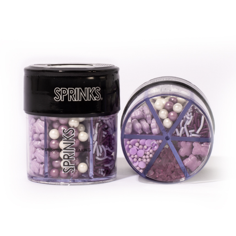 Purple Mystic 6 Cell Sprinkle Mix by Sprinks