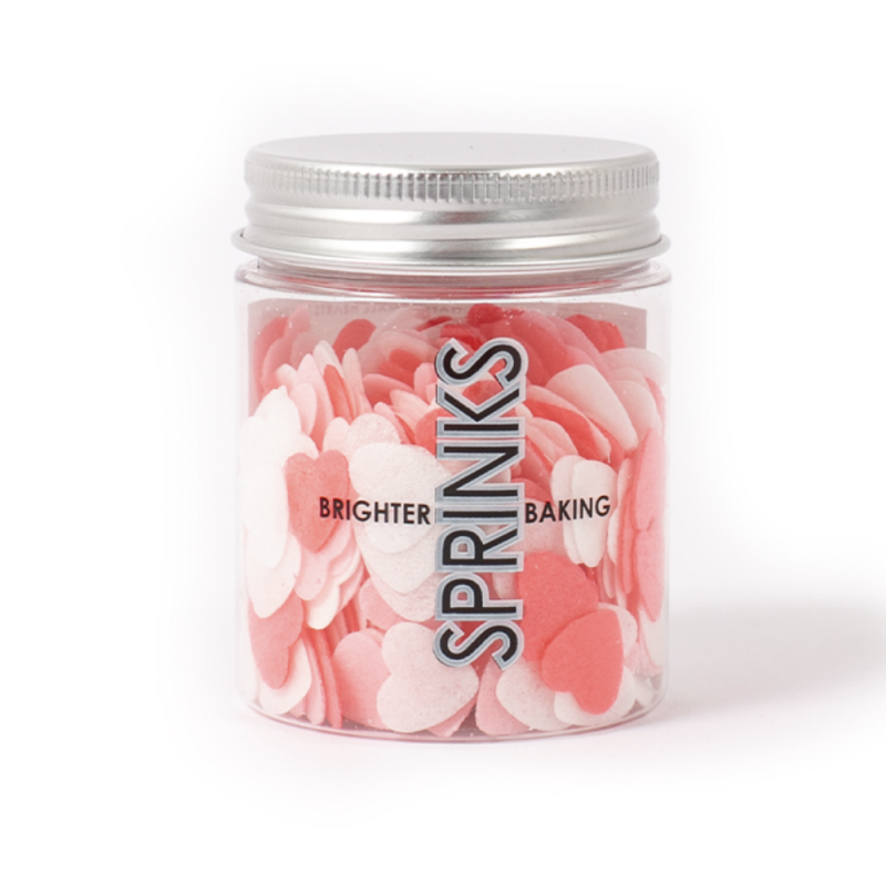 Small Hearts Valentine Wafer Confetti by Sprinks
