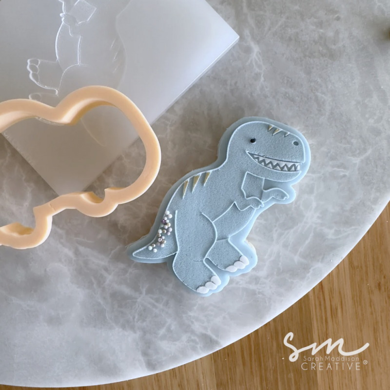 T-Rex Stamp and Cutter by Sarah Maddison