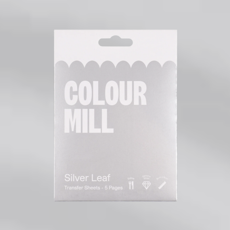 Colour Mill Silver Leaf - 5 Sheets