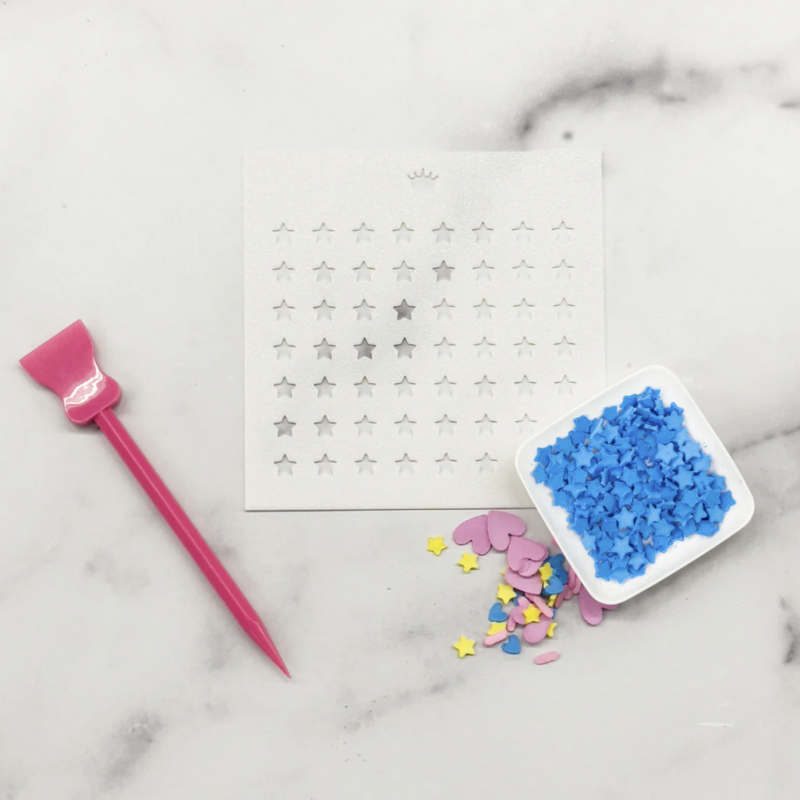 Cookie Countess Star Sprinkle Stencil