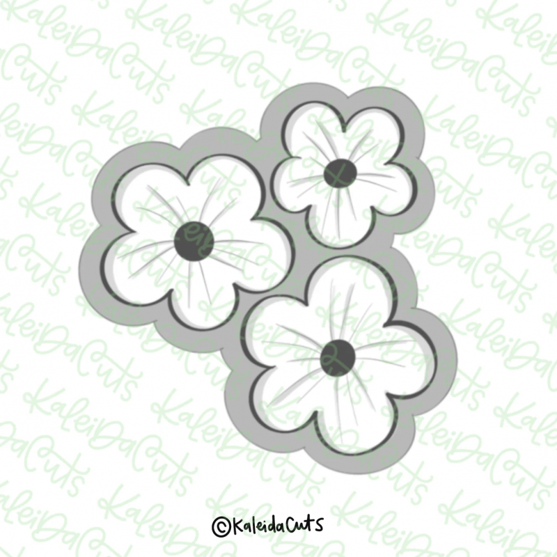 Garden Blooms Cookie Cutter by Kaleidacuts
