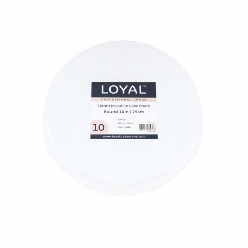 10mm Masonite Round White Board 10"