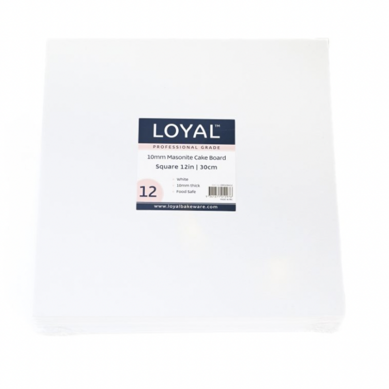 10mm Masonite Round Square Board 12"