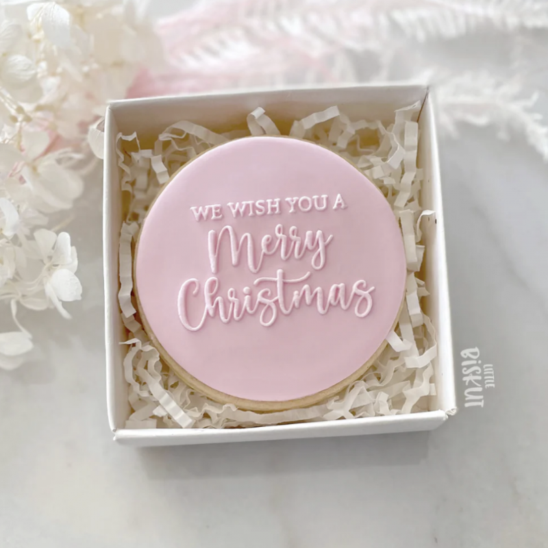 We Wish You A Merry Christmas Debosser by Little Biskut Level Up!