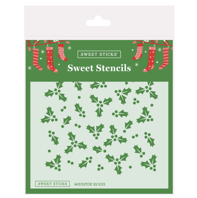 Christmas Mistletoe Stencil by Sweet Sticks