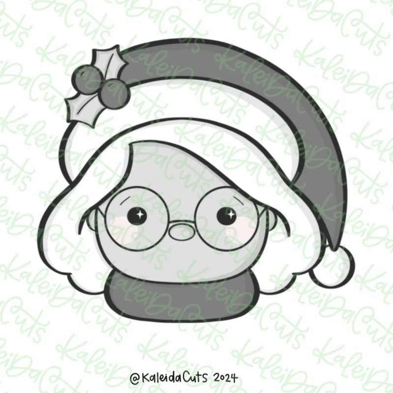 2024 Mrs Claus Cookie Cutter by Kaleidacuts