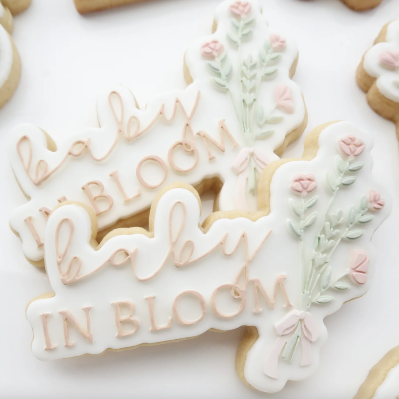 Baby in Bloom Debosser/Cutter or Cutter Only by Boss Embossers