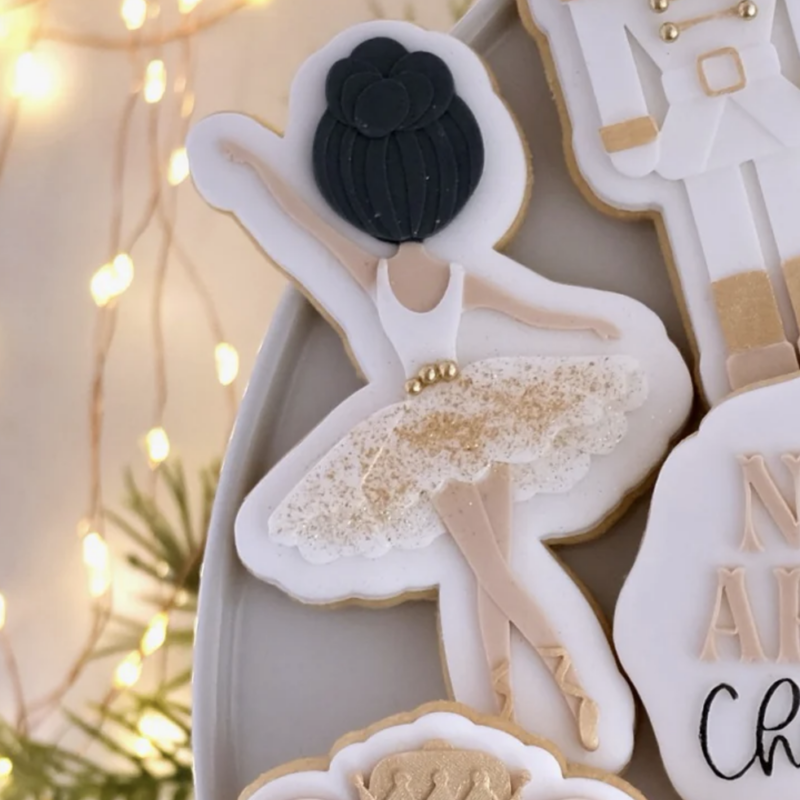 Ballet Dancer Debosser and Cutter or Cutter Only by Cooki Co Cuts