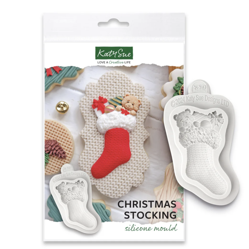 Christmas Stocking Silicone Mould by Katy Sue