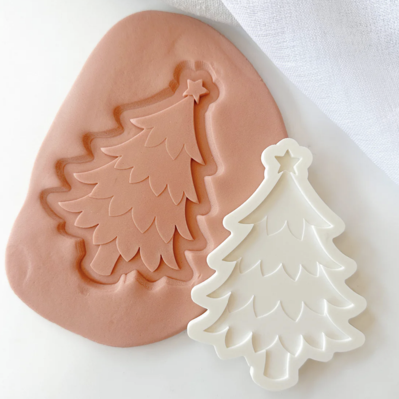 Christmas Tree Debosser and Cutter or Cutter Only by Cooki Co Cuts