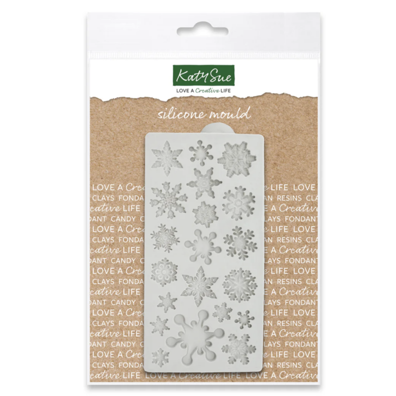 Miniature Snowflakes Silicone Mould by Katy Sue