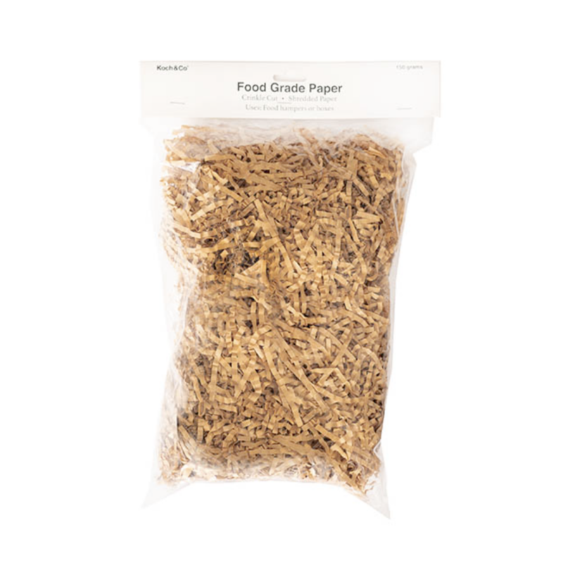 Shredded Paper - Food Grade Kraft Brown 150g