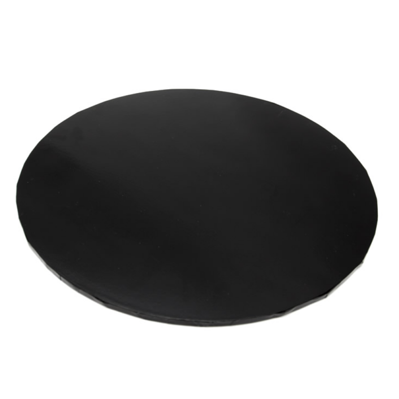 Black Masonite Cake Board 14in