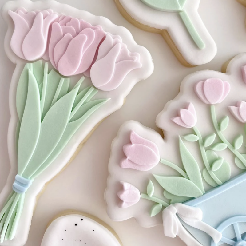 Bunch of Tulips debosser and cutter by Boss Embossers